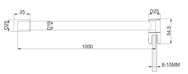 Preview: Stabilisierungsstange OXF schwarz